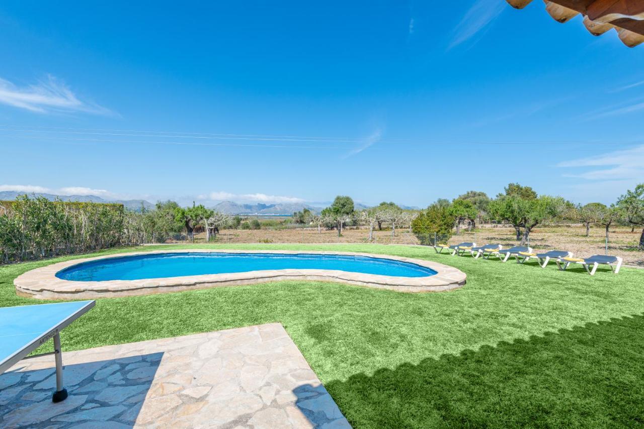 Villa Pou D,Ambroitx, Pool And Sea Views In Alcudia Exterior photo